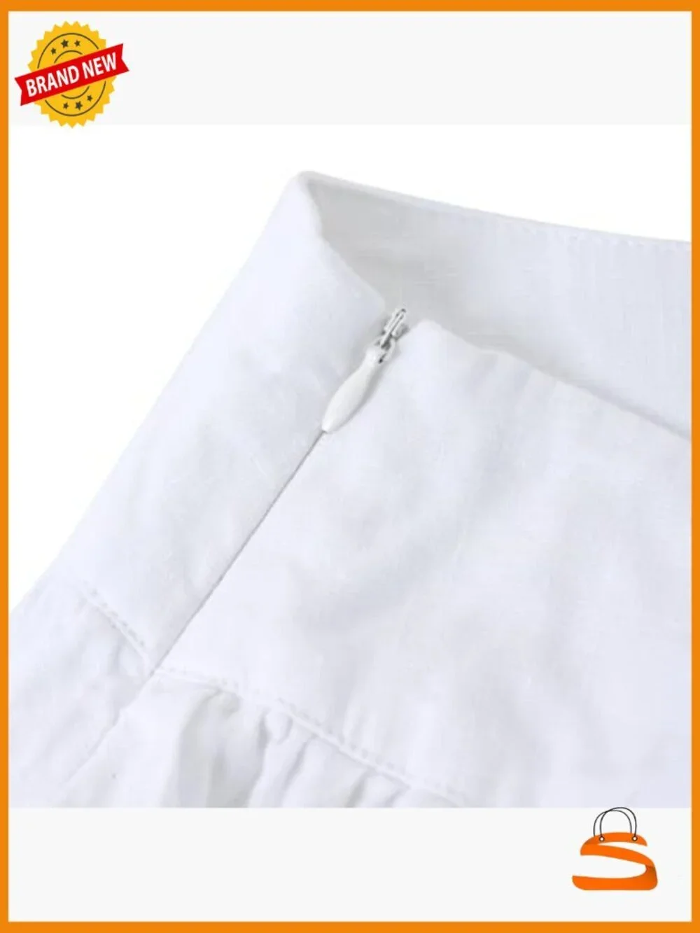 Pure Linen Handkerchief Midi Skirt Asymmetrical Pleated A-Line